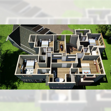 3D Isometric Floor Plans